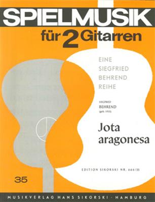 Siegfried Behrend: Jota aragonesa: Gitarre Duett