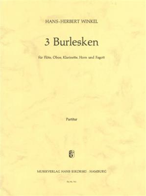 Hans-Herbert Winkel: 3 Burlesken: Bläserensemble