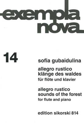 Sofia Gubaidulina: Allegro rustico-Klänge des Waldes: Flöte mit Begleitung