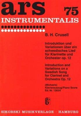 Bernhard Henrik Crusell: Introduction And Variations Op. 12: (Arr. Jost Michaels): Klarinette mit Begleitung