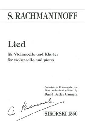 Sergei Rachmaninov: Lied: Cello mit Begleitung