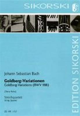 Johann Sebastian Bach: Goldberg Variations Für Streichquartett: (Arr. Dana Anka): Streichquartett