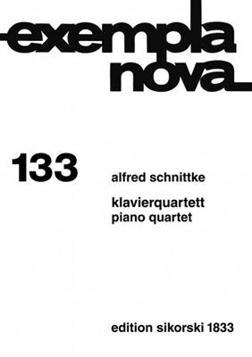 Alfred Schnittke: Piano Quartet: Klavierquartett