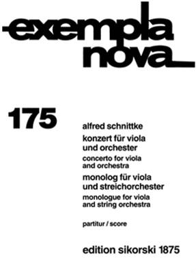 Alfred Schnittke: Konzert-Monolog: Streichorchester mit Solo