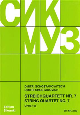 Dimitri Shostakovich: Streichquartet 7 Op.108: Streichquartett