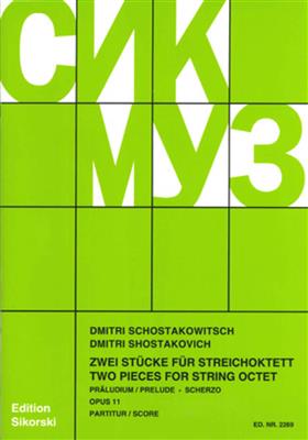 Dimitri Shostakovich: Prelude And Scherzo Op.11 - Score: Streichensemble