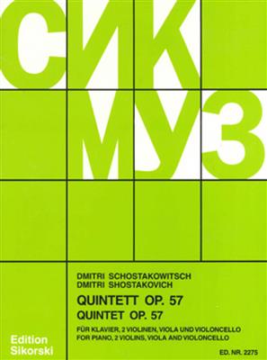 Dimitri Shostakovich: Quintetto Op. 57 Pf 2Vni Vla E Vc: Klavierquintett