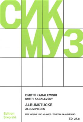 Dmitri Kabalevsky: Albumstücke: (Arr. Konstantin Furtunatow): Violine mit Begleitung