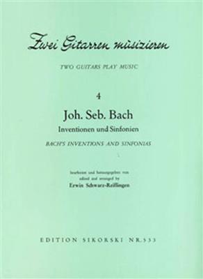 Johann Sebastian Bach: Inventionen & Sinfonien: Gitarre Duett
