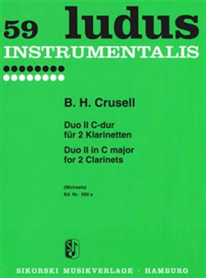 B.H. Crusell: Duo 2 C ( Ludus 59 ): Klarinette Duett