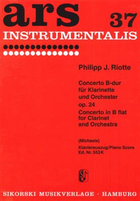 Philipp Jakob Riotte: Concerto Bb-Dur op. 24: Klarinette mit Begleitung