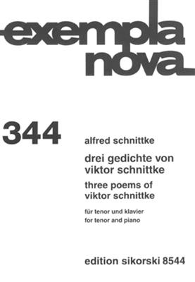 Alfred Schnittke: 3 Gedichte von Victor Schnittke: Gesang mit Klavier