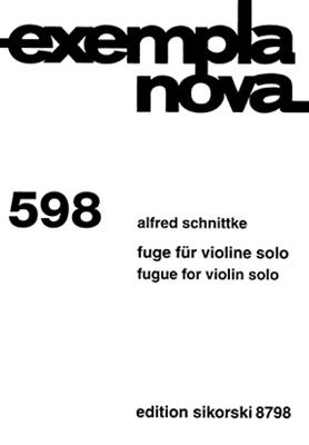 Alfred Schnittke: Fuge für Violine solo: Violine Solo