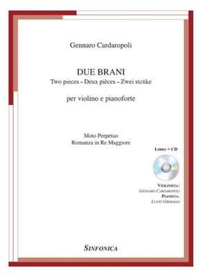 Gennaro Cardaropoli: Due Brani: Violine mit Begleitung