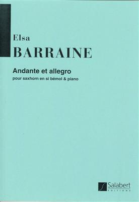 Elsa Barraine: Andante et Allegro: Bariton oder Euphonium mit Begleitung