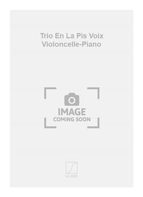 Jorge Antunes: Trio En La Pis Voix Violoncelle-Piano: Gesang mit Klavier