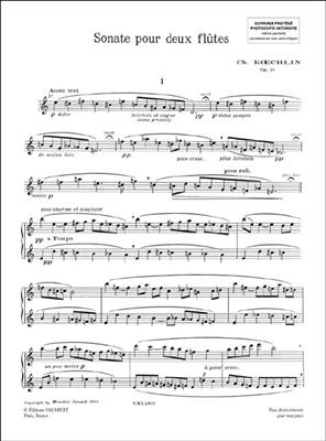 Charles Koechlin: Sonate Op.75: Flöte Duett