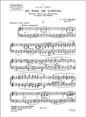 Joseph Guy Ropartz: Au Pied De L'Autel 60 Pieces Pour Harmonium: Orgel