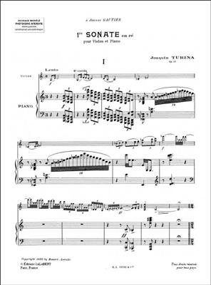 Joaquín Turina: Sonate N 1 Op 51: Violine Solo