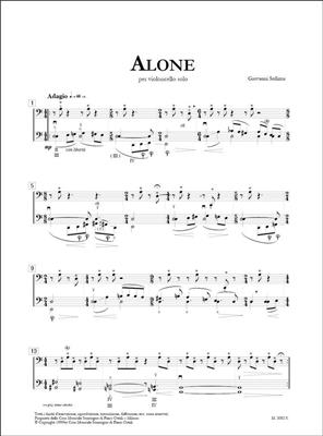 Giovanni Sollima: Alone, per Violoncello: Cello Solo