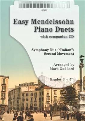 Easy Mendelssohn Piano Duets: (Arr. M. Goddard): Klavier vierhändig