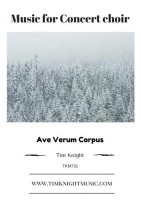 Tim Knight: Ave Verum Corpus: Gemischter Chor mit Begleitung