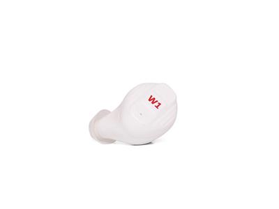 W1 Bluetooth Earbud Headphones w/Powerbank - White