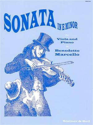 Benedetto Marcello: Sonata In E Minor For Viola and Piano: Viola mit Begleitung