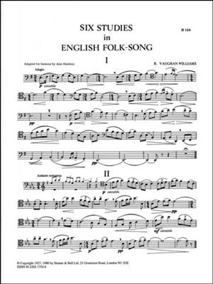 Ralph Vaughan Williams: Six Studies in English Folk Song: Fagott Solo