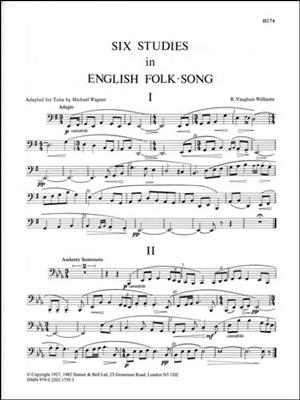 Six Studies In English Folk Song For Tuba: Tuba Solo