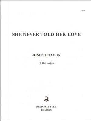Franz Joseph Haydn: She Never Told Her Love: Gesang mit Klavier