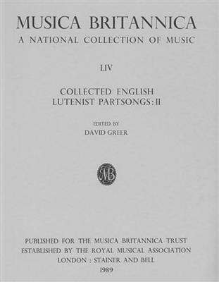 Collected English Lutenist Partsongs II: Sonstige Zupfinstrumente