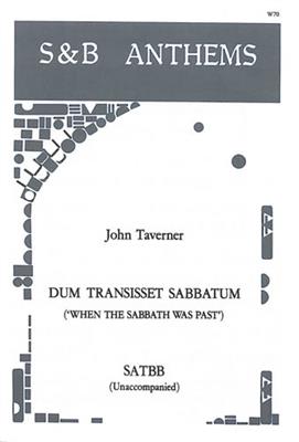 Dum Transisset Sabbatum: Gemischter Chor mit Begleitung