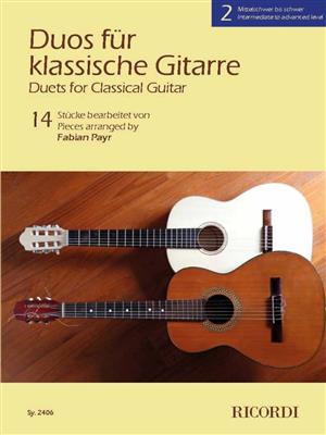 Duos für klassische Gitarre 2: (Arr. Fabian Payr): Gitarre Duett