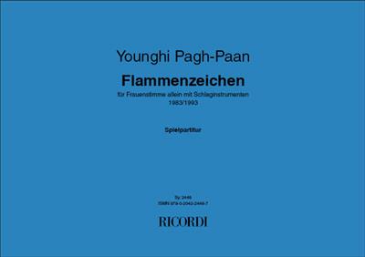 Younghi Pagh-Paan: Flammenzeichen: Gesang Duett