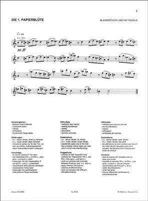 Ulrich Gasser: Papierblüten: Flöte Solo