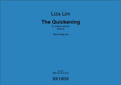 Liza Lim: The Quickening: Gesang Solo