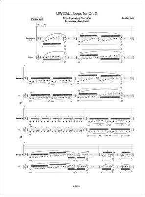 Bernhard Lang: DW23c... loops for Dr. X: Sonstige Ensembles