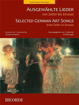 Ausgewählte Lieder von Zelter bis Strauss (HV): Gesang mit Klavier