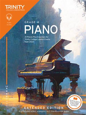 Piano Exam Pieces Plus Exercises 2023 Grade 4 Ext.