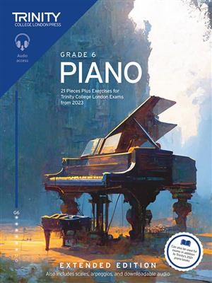 Piano Exam Pieces Plus Exercises 2023 Grade 6 Ext.