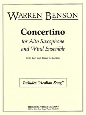 Warren Benson: Concertino: Altsaxophon mit Begleitung