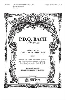 P.D.Q. Bach: O Little Town Of Hackensack: Gemischter Chor mit Klavier/Orgel