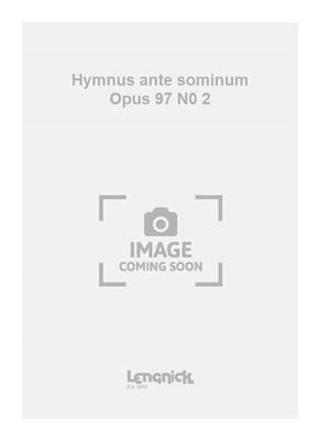 Alun Hoddinott: Hymnus ante sominum Opus 97 N0 2: Männerchor mit Begleitung