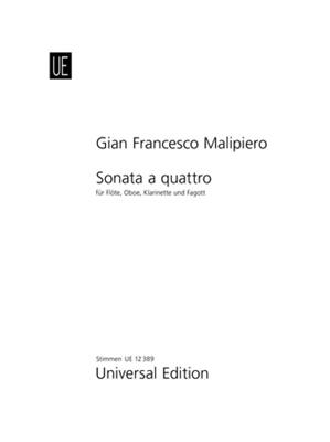 Gian Francesco Malipiero: Sonata a quattro: Bläserensemble