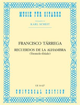 Francisco Tárrega: Recuerdos De La Alhambra: Gitarre Solo