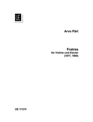 Arvo Pärt: Fratres: Violine mit Begleitung