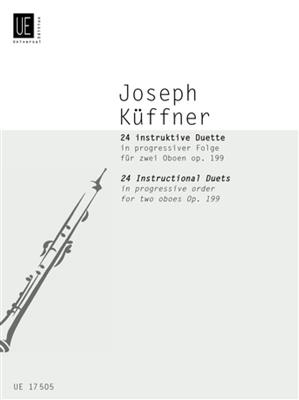 Joseph Küffner: 24 instruktive Duette in progressiver Folge: Oboe Duett