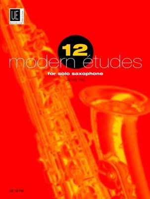 James Rae: 12 Modern Etudes For Solo Saxophone: Saxophon
