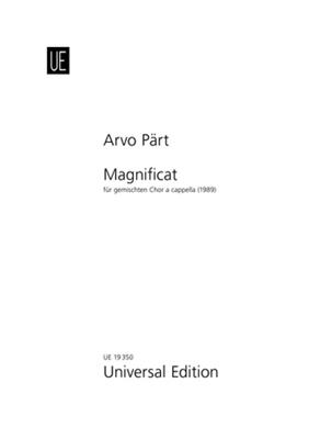 Arvo Pärt: Magnificat: Gemischter Chor mit Begleitung